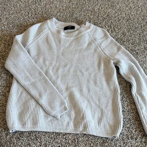 Cozy Light Gray Women's Sweater